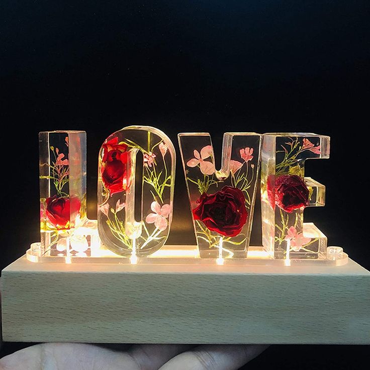 🎁Last Day 49% OFF - Handmade Floral Night Light