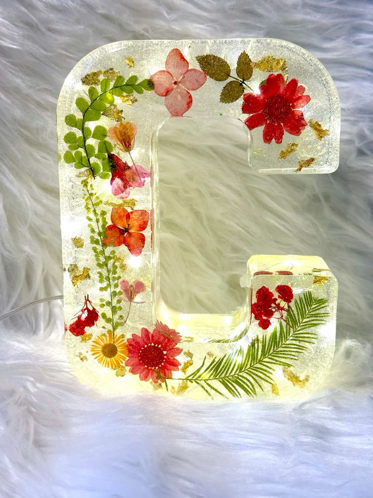 🎁Last Day 49% OFF - Handmade Floral Night Light