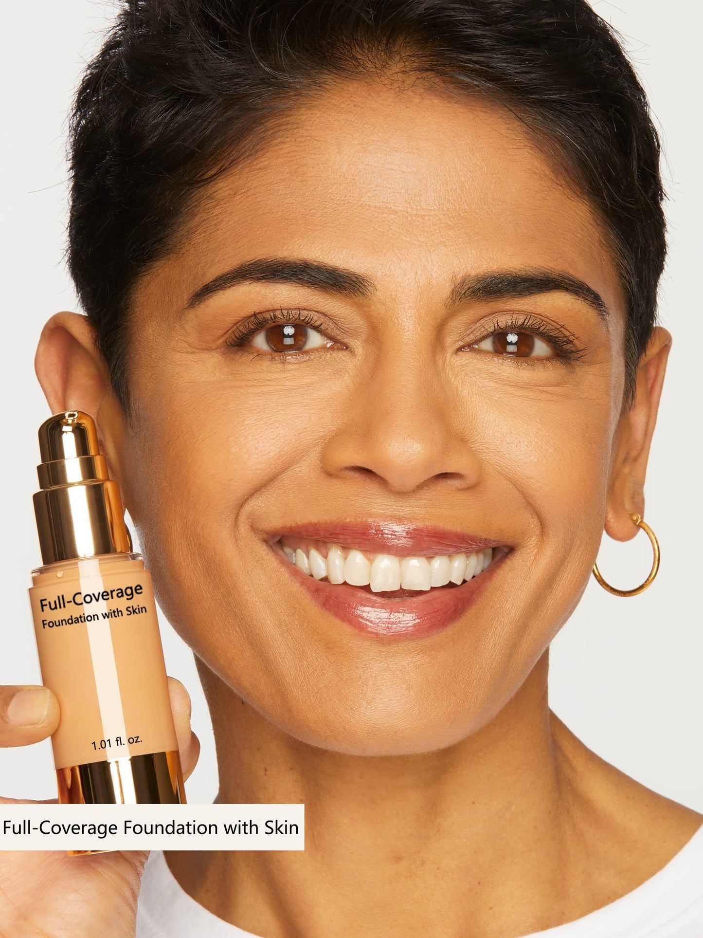 Full-Coverage Foundation~Photo-ready foundation look in seconds