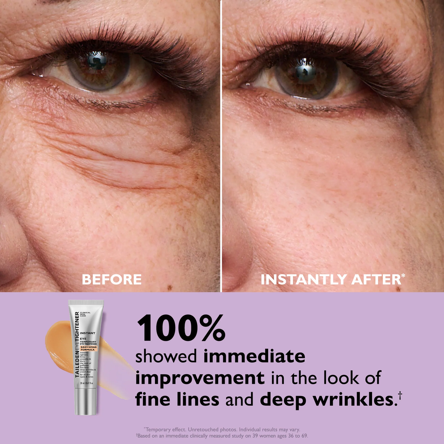 Instant FIRM Face Tightener Easy-Wear Formula (with Brush FREE !)
