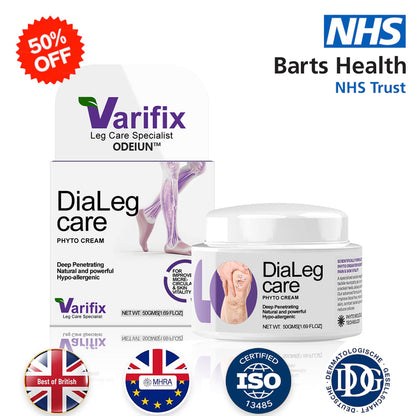 🏆✅𝐍𝐇𝐒-𝐀𝐏𝐏𝐑𝐎𝐕𝐄𝐃 - ODEIUN™𝐃𝐢𝐚𝐋𝐞𝐠 𝐂𝐚𝐫𝐞 𝐏𝐡𝐲𝐭𝐨 𝐂𝐫𝐞𝐚𝐦 - Helps Treat Varicose Veins, Swelling, Cramps, and Leg Pain
