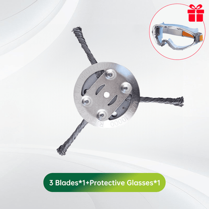 🔥BUY 2 GET 1 FREE👨‍🌾6 inch Steel Wire Brush Cutter Trimmer Head
