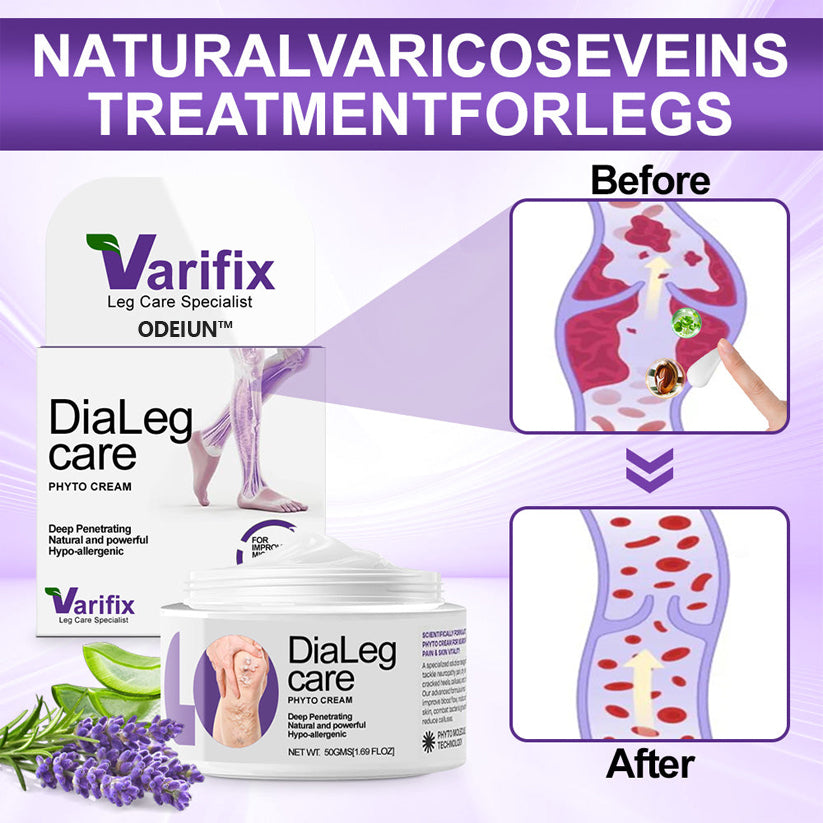 🏆✅𝐍𝐇𝐒-𝐀𝐏𝐏𝐑𝐎𝐕𝐄𝐃 - ODEIUN™𝐃𝐢𝐚𝐋𝐞𝐠 𝐂𝐚𝐫𝐞 𝐏𝐡𝐲𝐭𝐨 𝐂𝐫𝐞𝐚𝐦 - Helps Treat Varicose Veins, Swelling, Cramps, and Leg Pain