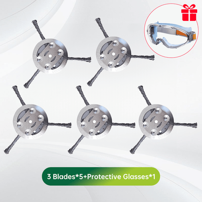 🔥BUY 2 GET 1 FREE👨‍🌾6 inch Steel Wire Brush Cutter Trimmer Head