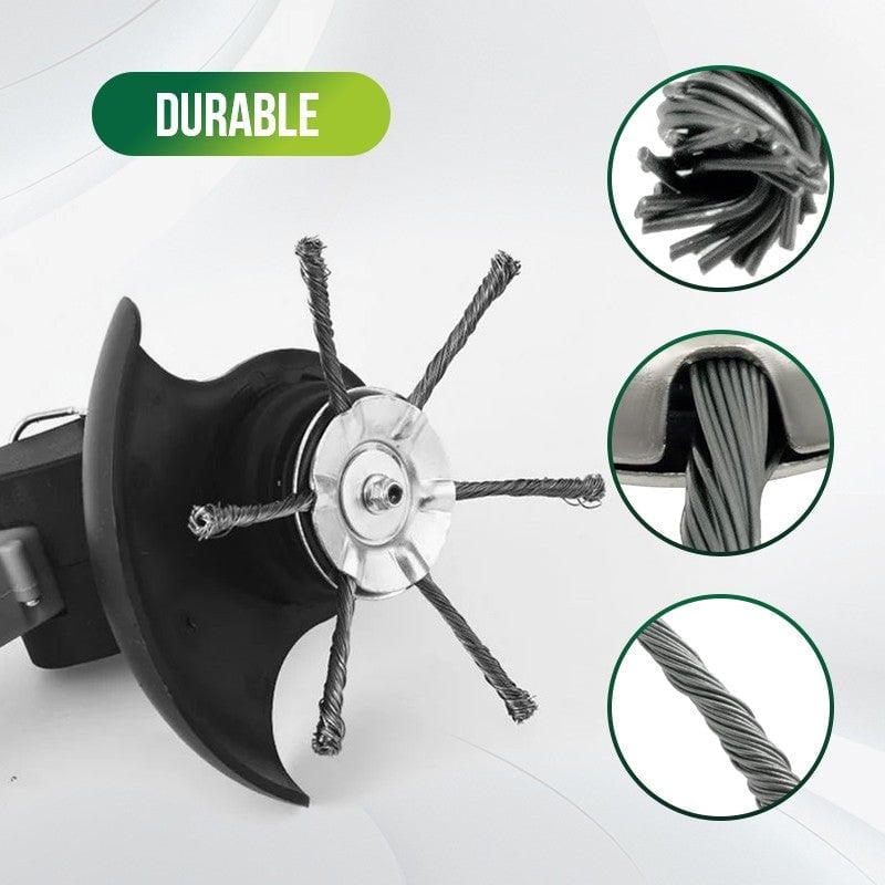 🔥BUY 2 GET 1 FREE👨‍🌾6 inch Steel Wire Brush Cutter Trimmer Head