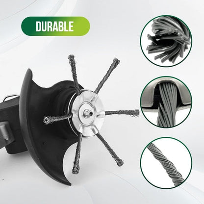 🔥BUY 2 GET 1 FREE👨‍🌾6 inch Steel Wire Brush Cutter Trimmer Head