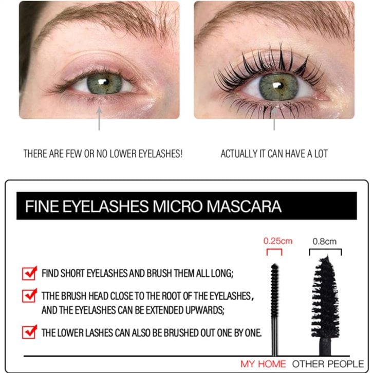 Thick, Curling, Long-Lasting Mascara — Waterproof, Sweat-Proof, Lengthening & Smudge-Free