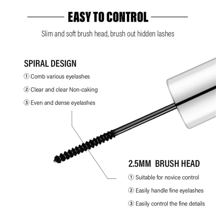 Thick, Curling, Long-Lasting Mascara — Waterproof, Sweat-Proof, Lengthening & Smudge-Free