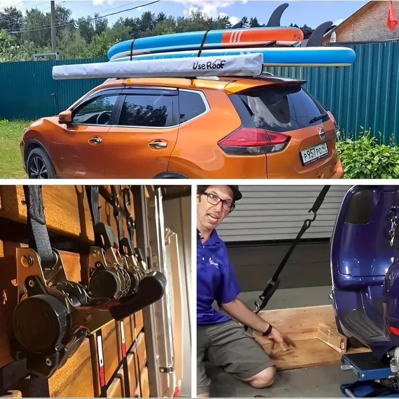 🎁The Perfect Father’s Day Gift – Retractable Ratchet Strap (2025 Special Deal💙)