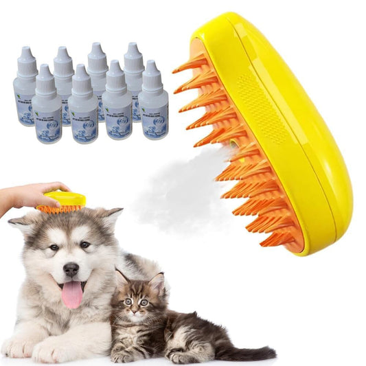 Cozyk™ Patented Exclusive Rechargeable Steam Pet Brush